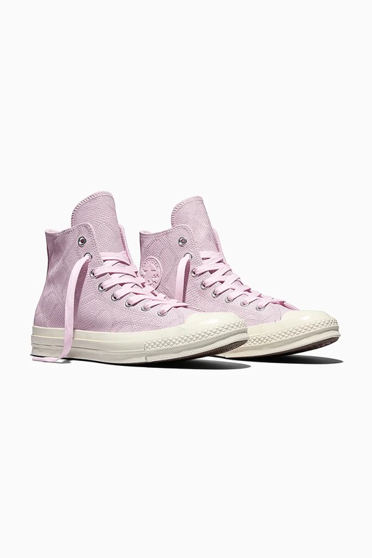 Δερμάτινα ελαφριά παπούτσια Converse Chuck 70 A16636C ροζ SS26
