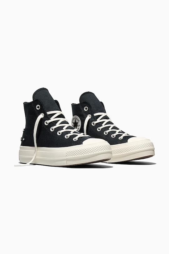 Πάνινα παπούτσια Converse Chuck Taylor All Star Lift A17787C μαύρο SS26