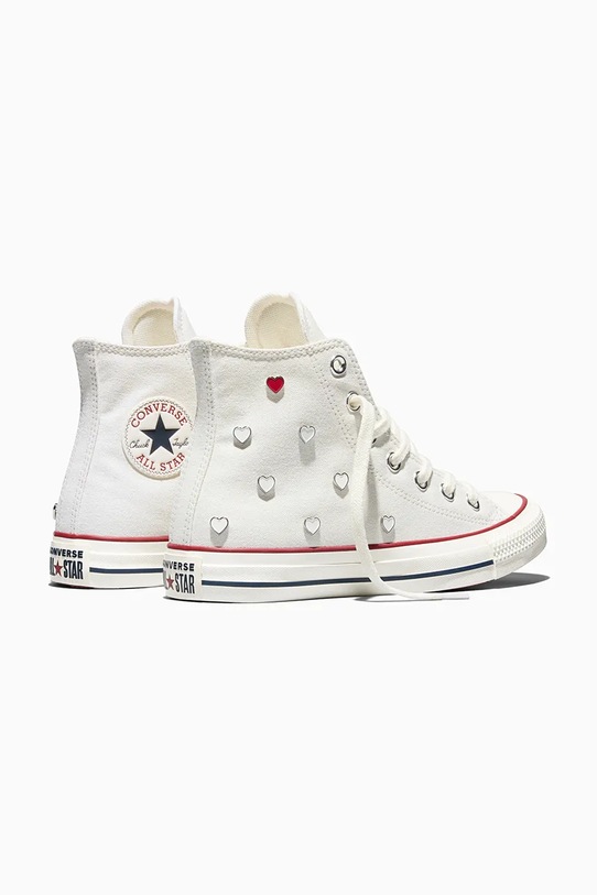 Obuwie Converse trampki dziecięce Chuck Taylor All Star Valentine's Day A19055C biały