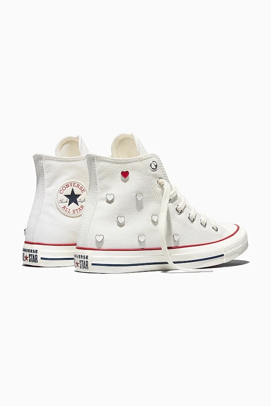 Obuv Detské tenisky Converse Chuck Taylor All Star Valentine's Day A19055C biela
