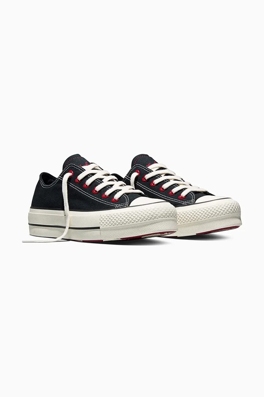 Converse tenisówki dziecięce Chuck Taylor All Star Lift Valentine's Day A19059C czarny SS26