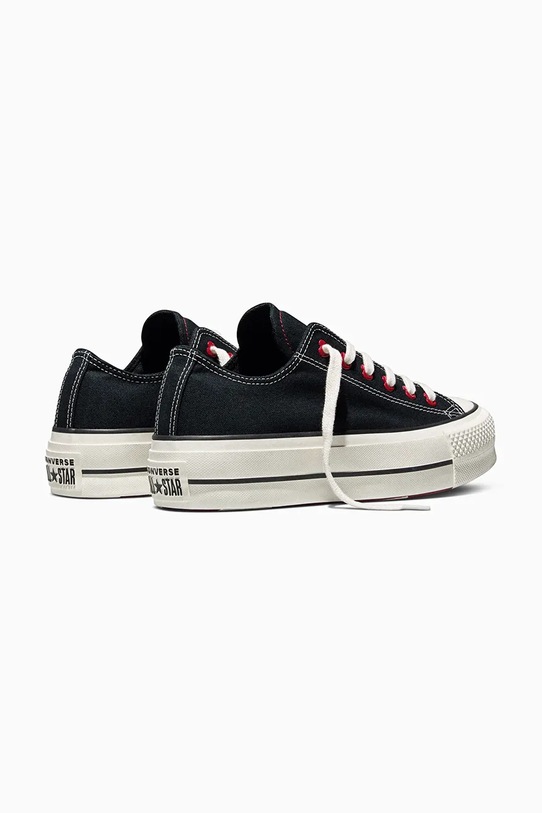 Obuwie Converse tenisówki dziecięce Chuck Taylor All Star Lift Valentine's Day A19059C czarny