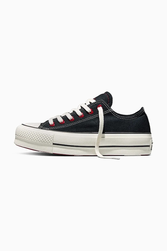 Detské tenisky Converse Chuck Taylor All Star Lift Valentine's Day čierna A19059C