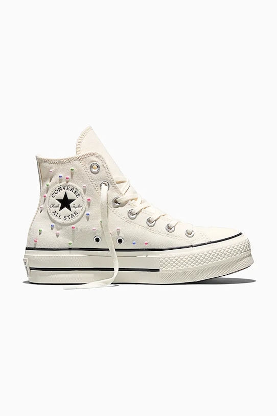 Converse trampki Chuck Taylor All Star Lift syntetyczny biały A19140C