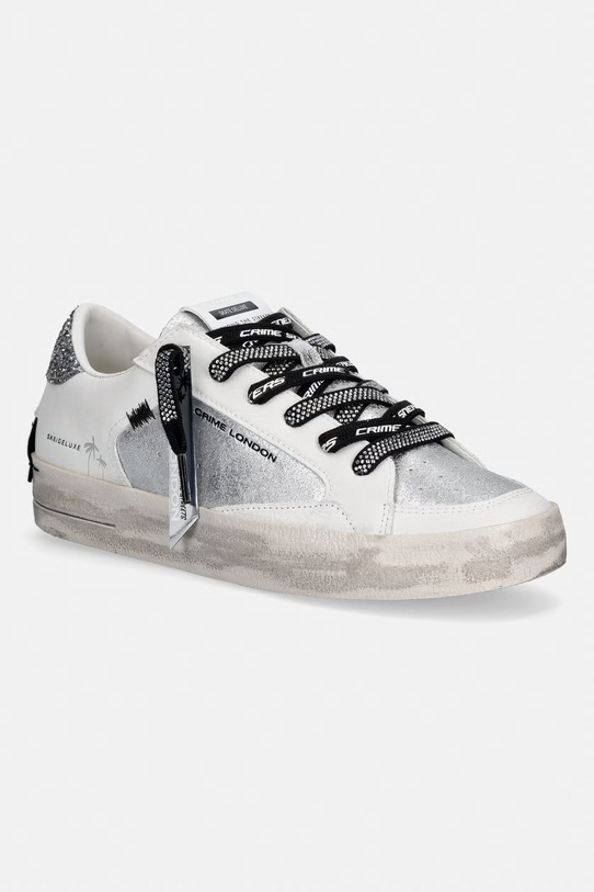 Crime London sneakersy skórzane SK8 DELUXE pozostałe biały 29100PP8.25