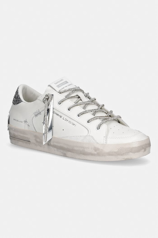 Crime London sneakersy skórzane SK8 DELUXE pozostałe biały 29111PP8.10