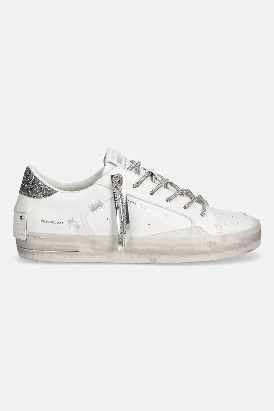 Crime London sneakersy skórzane SK8 DELUXE 29111PP8.10 biały SS26