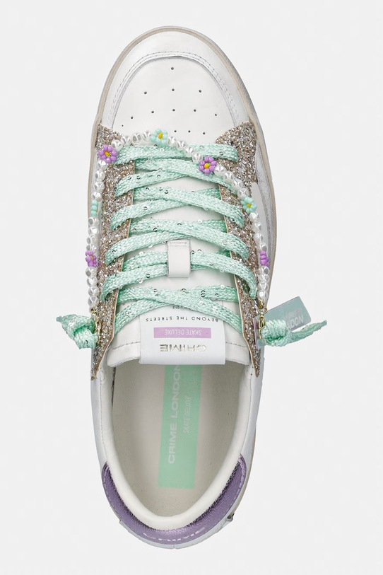 Crime London sneakersy SK8 DELUXE biały 29112PP8.10