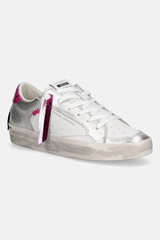 Crime London sneakersy skórzane SK8 DELUXE pozostałe biały 29119EE8.26