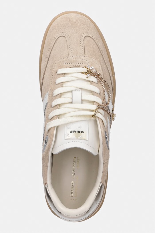 Crime London WEMBLEY sneakers γυναικεία σουέτ μπεζ 29305PP8.15