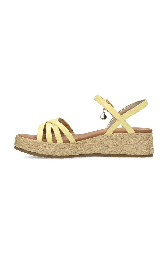 Mexx espadryle NOEMI SADÉ Heeled sandal żółty MI001602361W.01