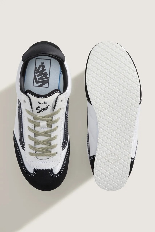 Vans Super Lowpro sneakersy damskie skórzane biały VN000D83IAS1