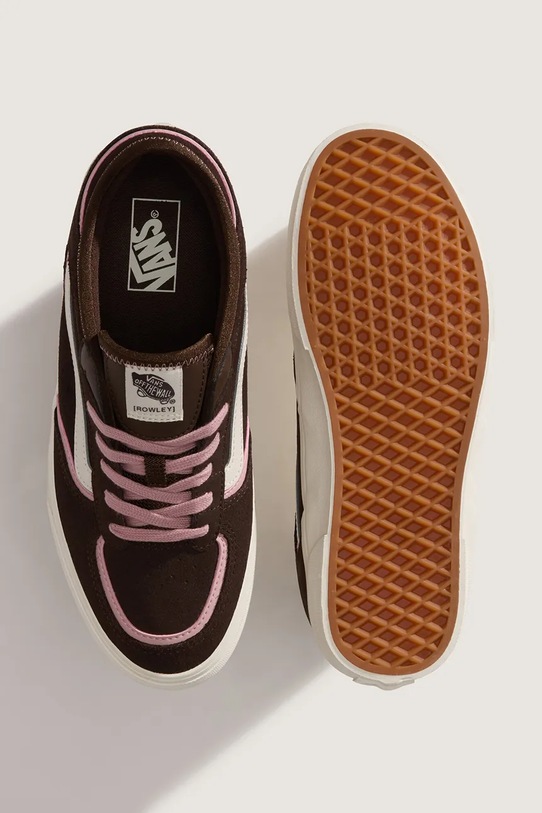 Vans Rowley Classic tenisówki damskie zamszowe brązowy VN000SF43N11