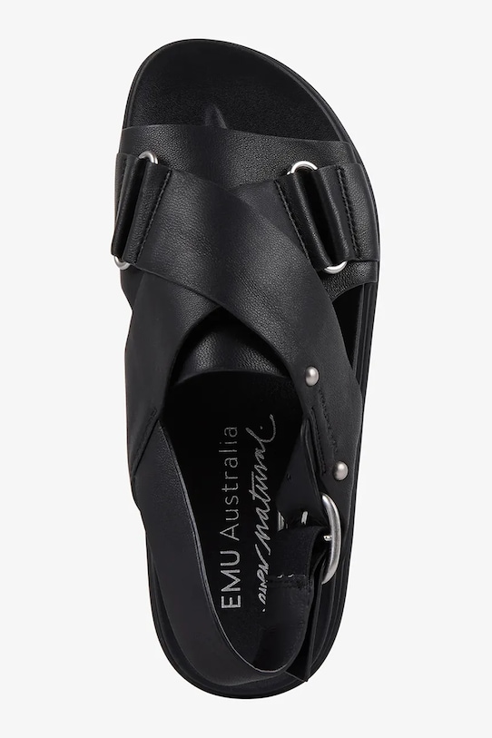 Emu Australia sandale za žene kožne Faye W13246.BLAK crna