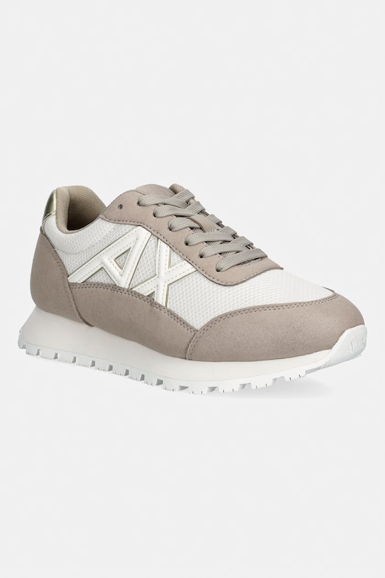 Armani Exchange sneakersy damskie beżowy XW002150.AF19388.MZ396