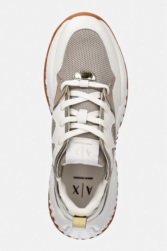 Armani Exchange Tenisice za žene bež XW002784.AF25160.MZ298