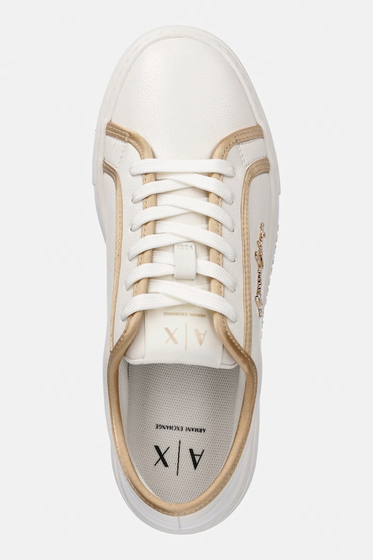 Armani Exchange sneakersy damskie beżowy XW002804.AF25158.MZ128