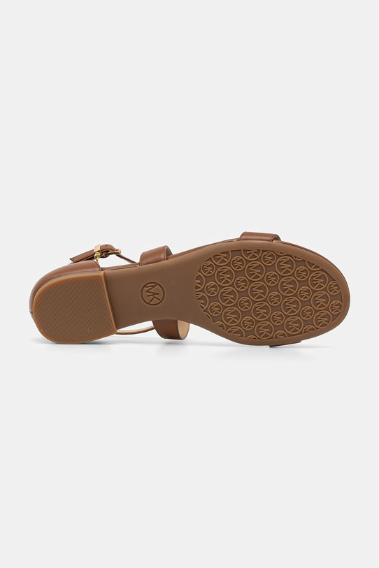 MICHAEL Michael Kors sandale s niskim potplatom za žene kožne Alexa Flex Flat Sandal 40S6AXFS1L.230 smeđa