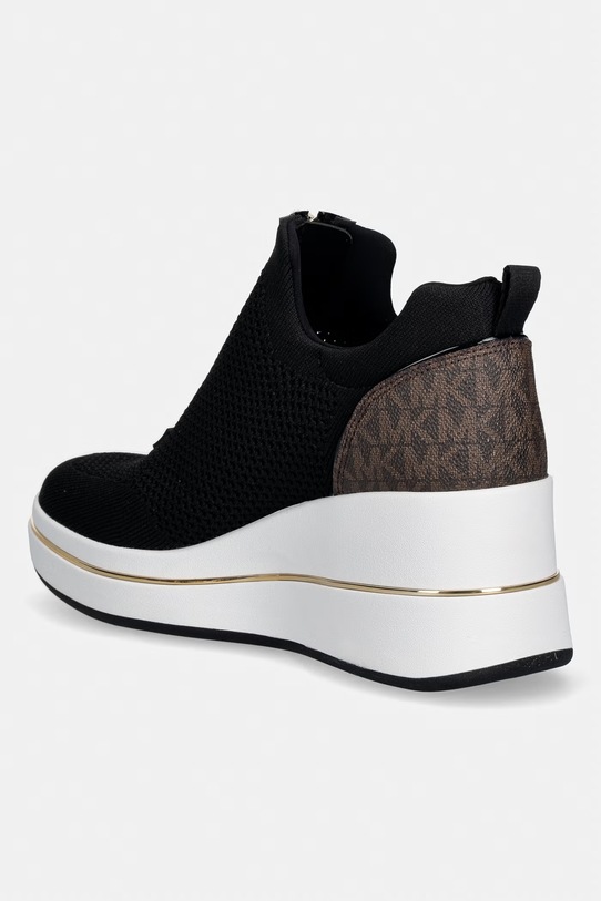 Încălțăminte MICHAEL Michael Kors sneakers Emmy Wedge Zip Slip On 43R6EMFP3D.212 negru