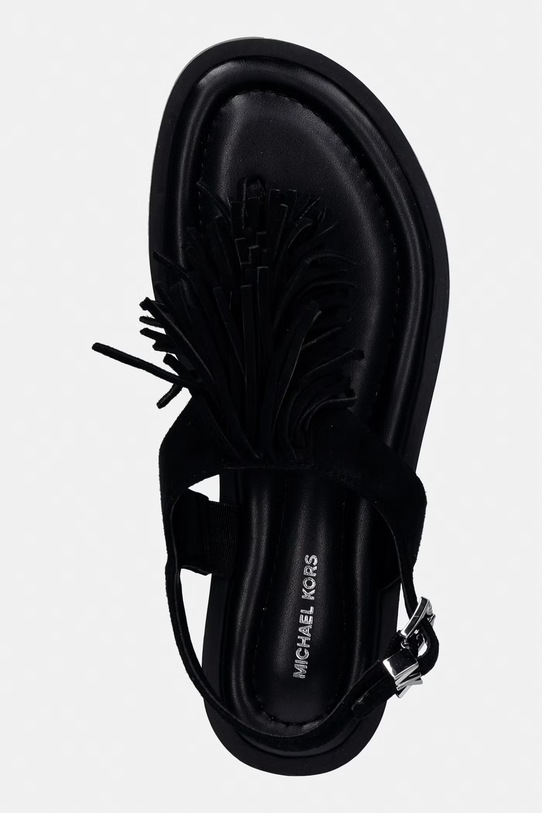 MICHAEL Michael Kors sandały damskie zamszowe Indra Thong Sandal czarny 40S6INFS1S.001