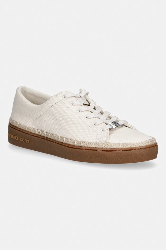 MICHAEL Michael Kors Keaton Lace Up Espadrille sneakersy damskie beżowy 43S6KTFS1D.270