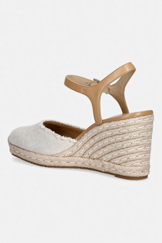 Obuwie MICHAEL Michael Kors espadryle na koturnie damskie Kenzie Wedge 40S6KZMS2D.191 beżowy