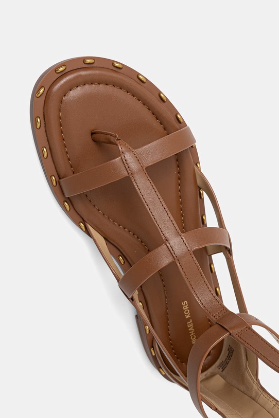 Δερμάτινα σανδάλια MICHAEL Michael Kors Noa High Sandal καφέ 40S6NOFS3L.230
