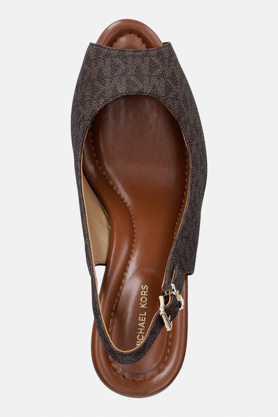 MICHAEL Michael Kors sandały na koturnie damskie Rosie Wedge brązowy 40S6RSHS1B.200