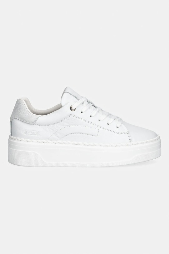 G-Star sneakersy skórzane JORD BSC W D28144.01.D280 biały SS26