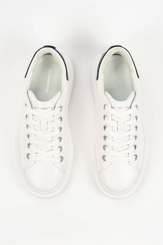 Karl Lagerfeld Kore sneakersy damskie skórzane biały KL66525.011