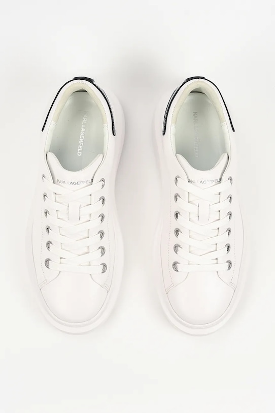 Karl Lagerfeld Kore sneakersy damskie skórzane biały KL66525.011