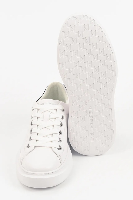Karl Lagerfeld Kore sneakersy damskie skórzane KL66525.011 biały