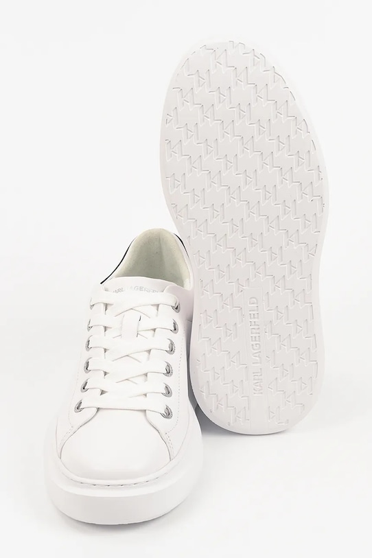 Karl Lagerfeld Kore sneakersy damskie skórzane KL66525.011 biały
