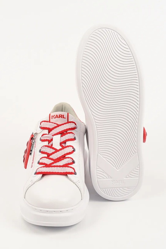 Karl Lagerfeld sneakersy skórzane Kapri KL62516V.01D biały