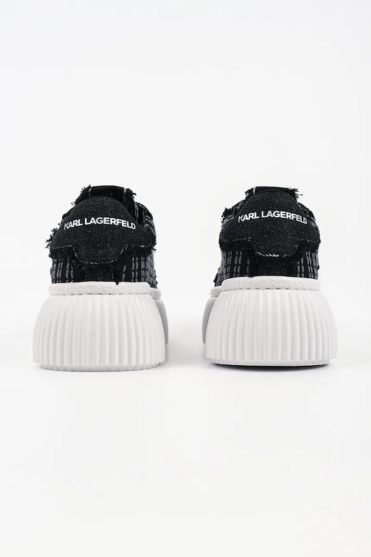Obuwie Karl Lagerfeld sneakersy skórzane Kreeper Lo KL42326B.B0U czarny