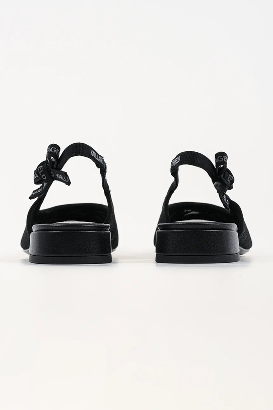 Obuwie Karl Lagerfeld baleriny Kerrie KL40158.M0X czarny