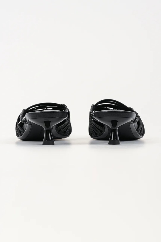 Obuwie Karl Lagerfeld szpilki skórzane Pasha KL30108A.000 czarny