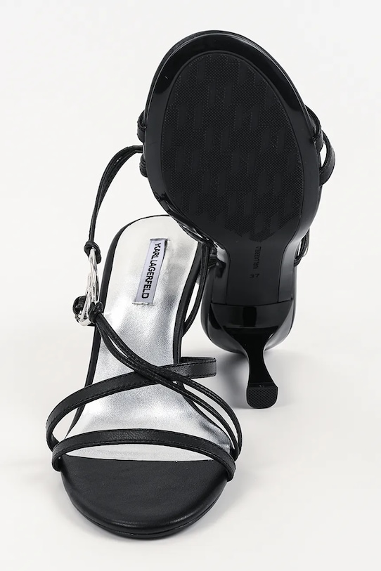 Δερμάτινες γόβες Karl Lagerfeld Sienna KL32702A.000 μαύρο