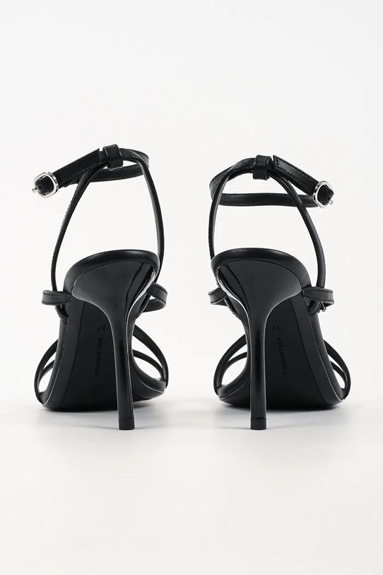 Obuwie Karl Lagerfeld sandały skórzane Sarabande KL30906S.00S czarny