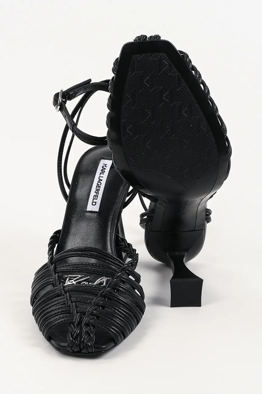 Δερμάτινες γόβες Karl Lagerfeld Debutante KL32006.000 μαύρο