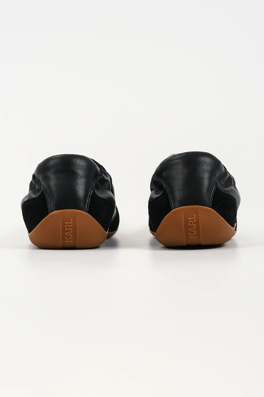 Obuwie Karl Lagerfeld Altia sneakersy damskie skórzane KL66125.300 czarny