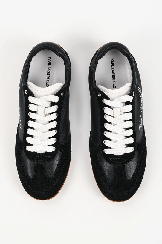 Karl Lagerfeld Altia sneakersy damskie skórzane czarny KL66125.300