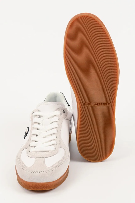 Karl Lagerfeld sneakersy skórzane Kandidate Nft KL63833N.311 biały