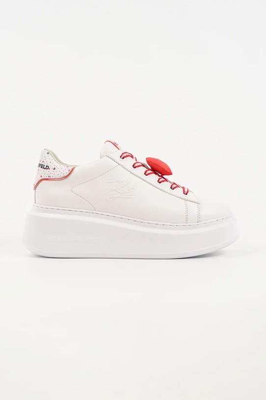 Karl Lagerfeld sneakersy skórzane Anakapri pozostałe biały KL63516V.01D