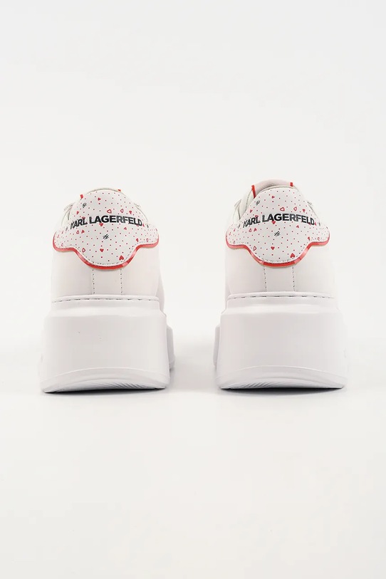 Obuwie Karl Lagerfeld sneakersy skórzane Anakapri KL63516V.01D biały
