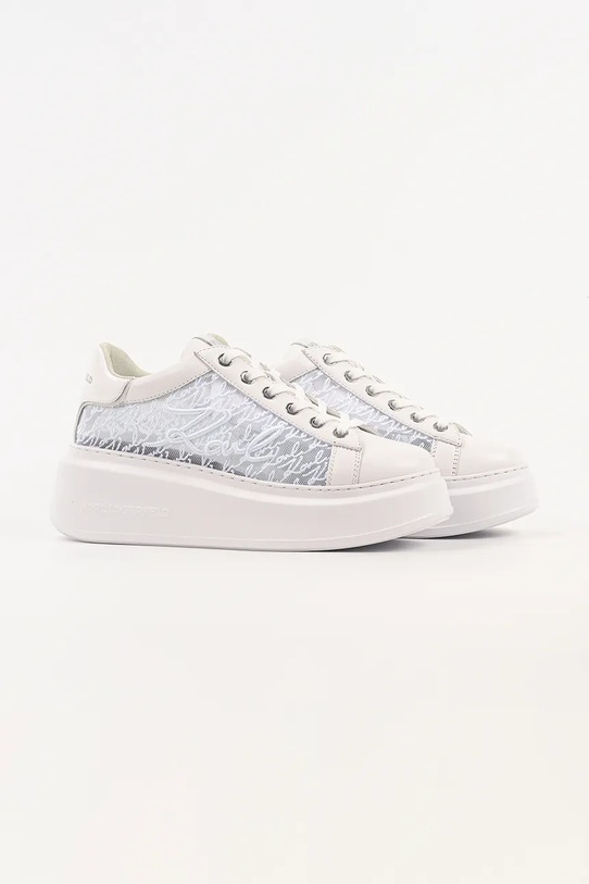 Karl Lagerfeld sneakersy Anakapri KL63510L.M11 biały SS26