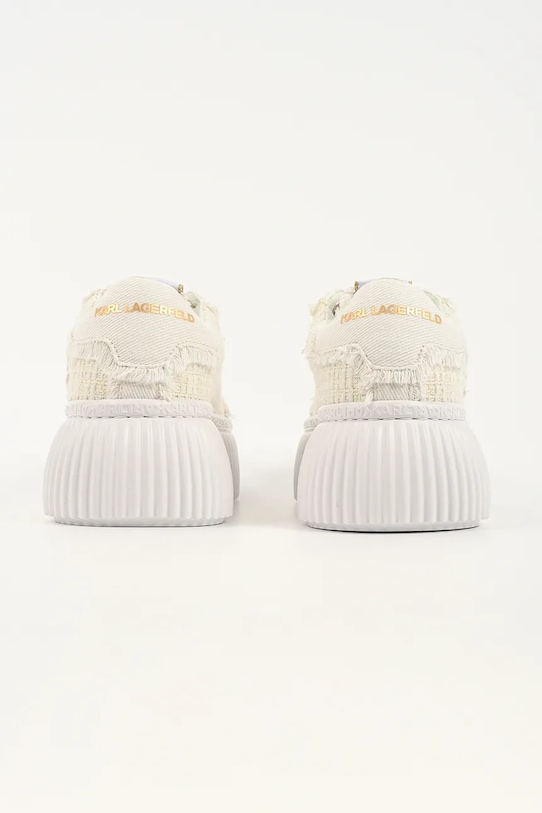 Scarpe Karl Lagerfeld sneakers Kreeper Lo KL42326B.B11 beige