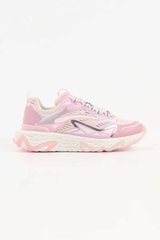 Karl Lagerfeld sneakers Blaze tessile rosa KL62422.KPX
