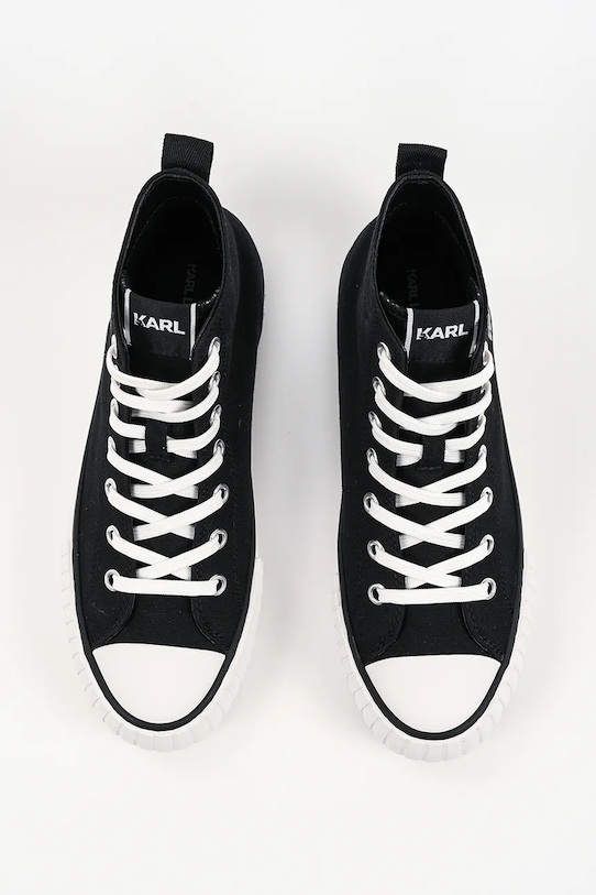 Karl Lagerfeld Kampus Max trampki damskie czarny KL60456A.900