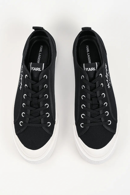 Karl Lagerfeld Kampus Max V trampki damskie czarny KL60516.900